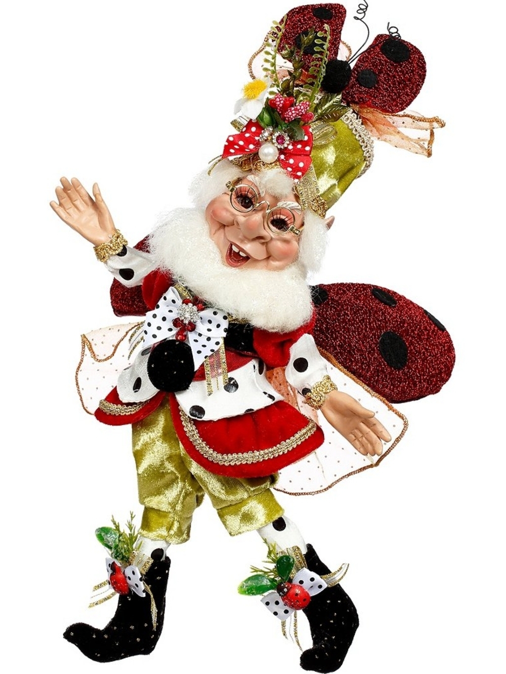 Mark Roberts Lady Bug Elf Figurine -